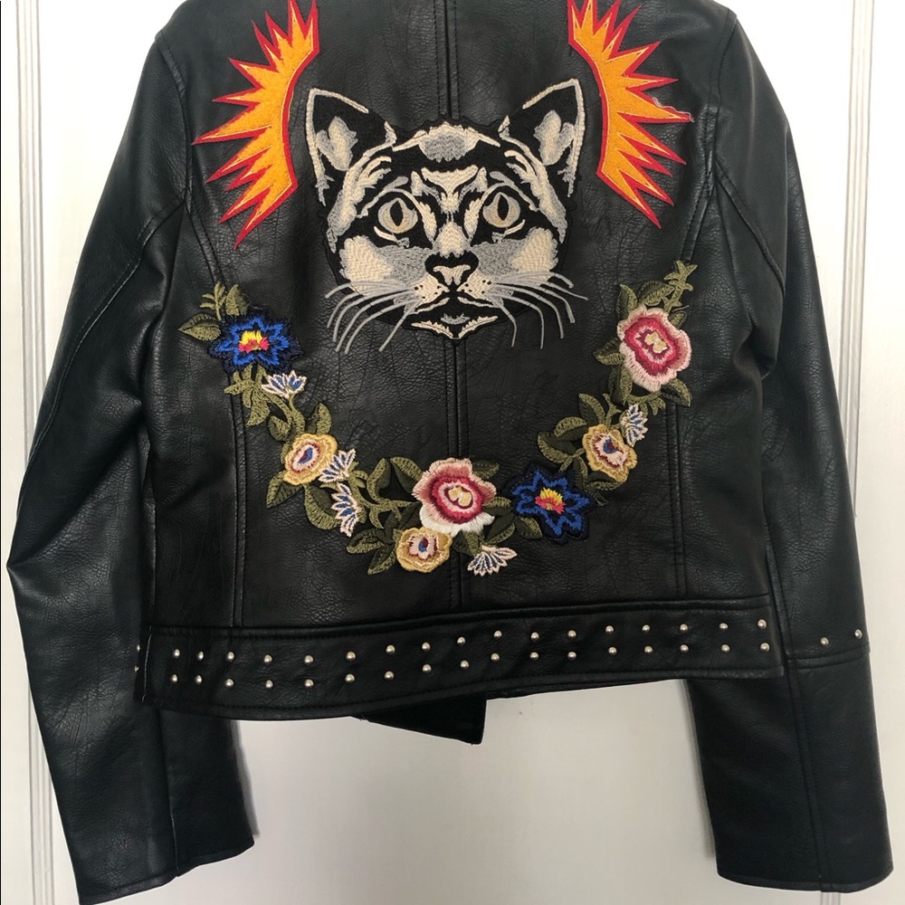 Missguided “Kitty” Moto Jacket